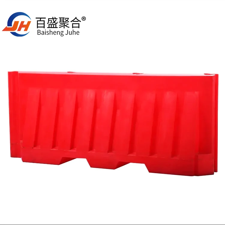 Red Plastic Road Safety Water Filled Traffic Barriers Water Filled ...