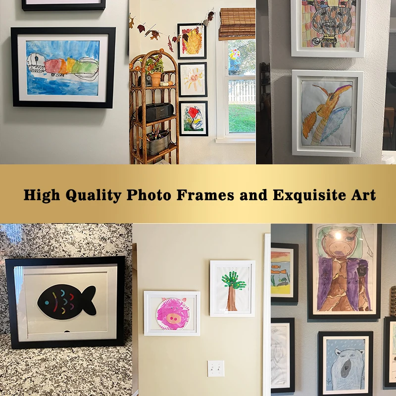 Kids Art Frame Front Opening Display Picture Frames For Kid Artwork