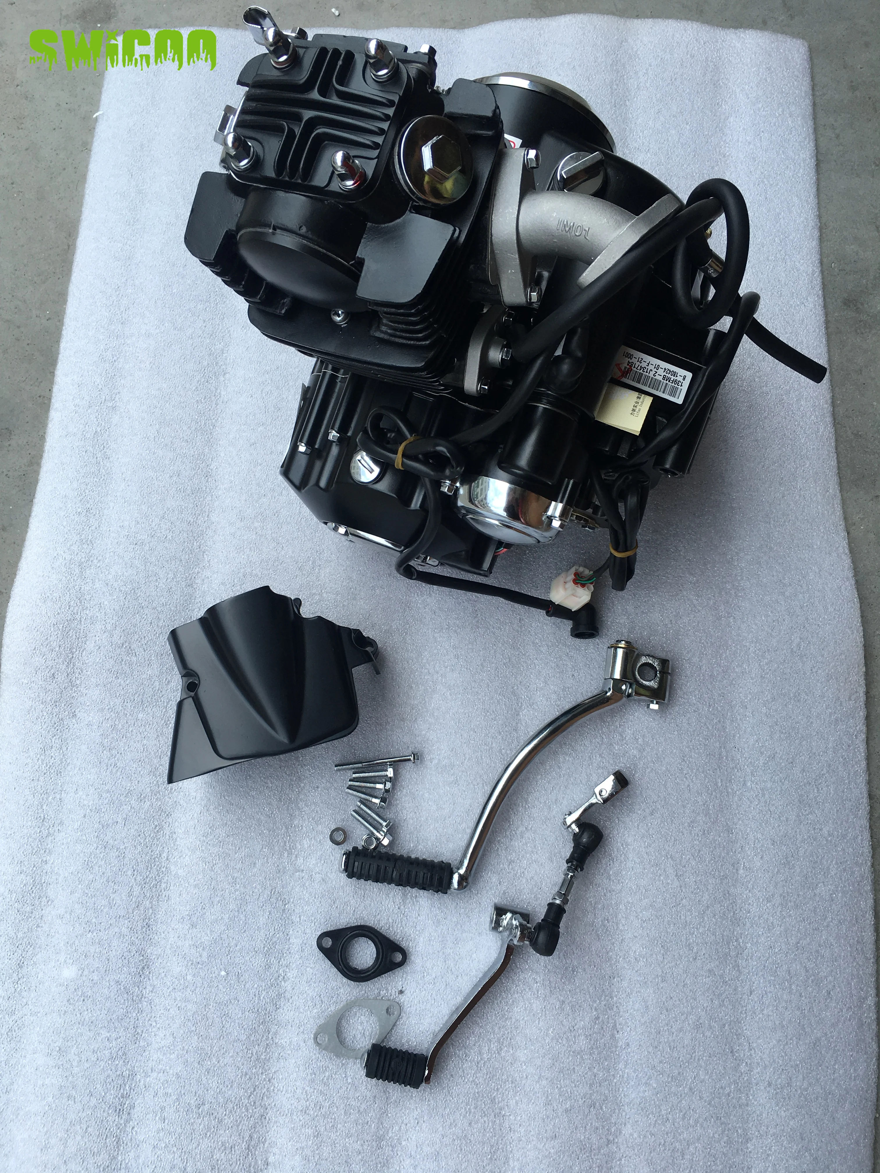 Готовый к отправке Электрический старт 50cc оригинальный Lifan бренд 50cc двигатель внедорожный мотоцикл 49cc 50cc двигатель