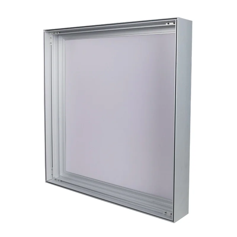 New Design Custom Size Black Anodized Single Side Lightbox Display Aluminum Profile Fabric Light Box SEG Frame