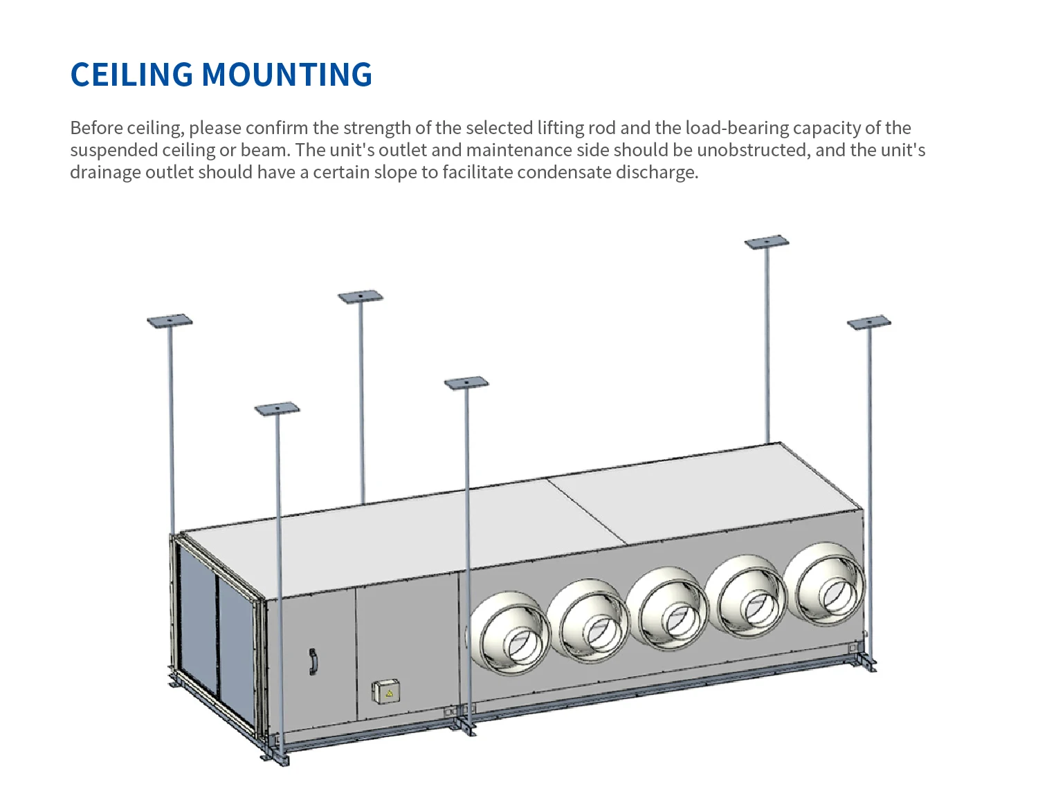 Air Handling Unit, TICA, Ceiling, HVAC, AHU - detail 12