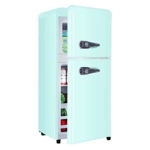 138L Double Doors Top Freezer Fridge BCD-138 Table Mini Refrigerator Combi Refrigerator Home Appliance Equipment