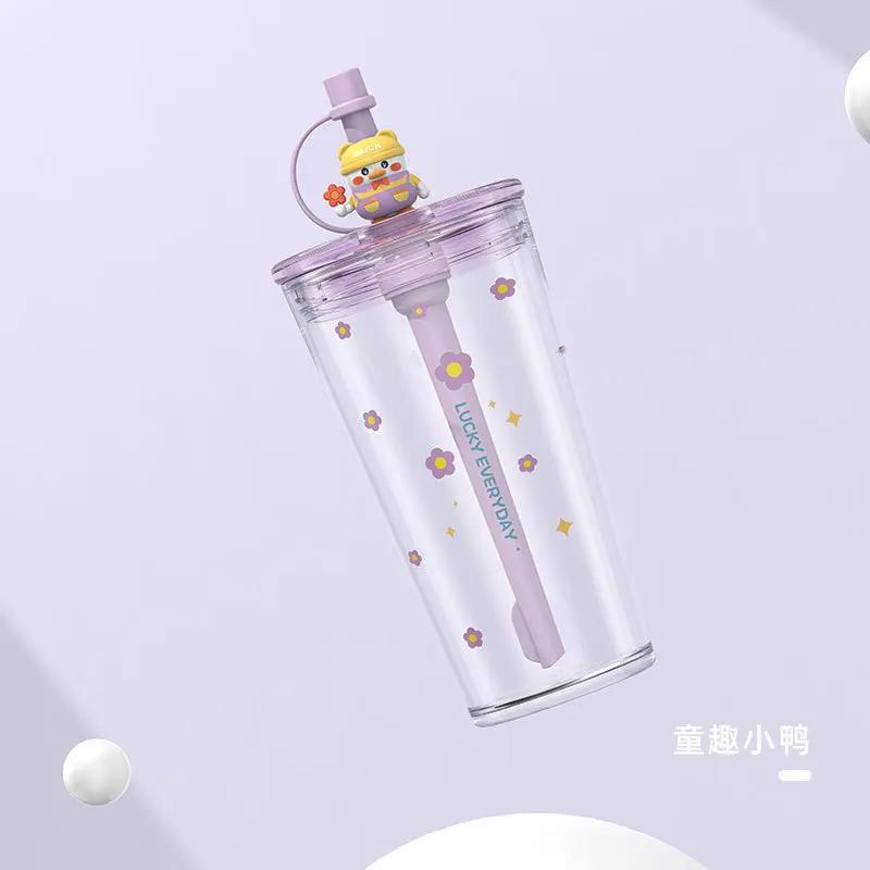 Новый дизайн охлаждающая пластиковая кружка для сока с инфузером фруктов без бисфенола А крышкой из