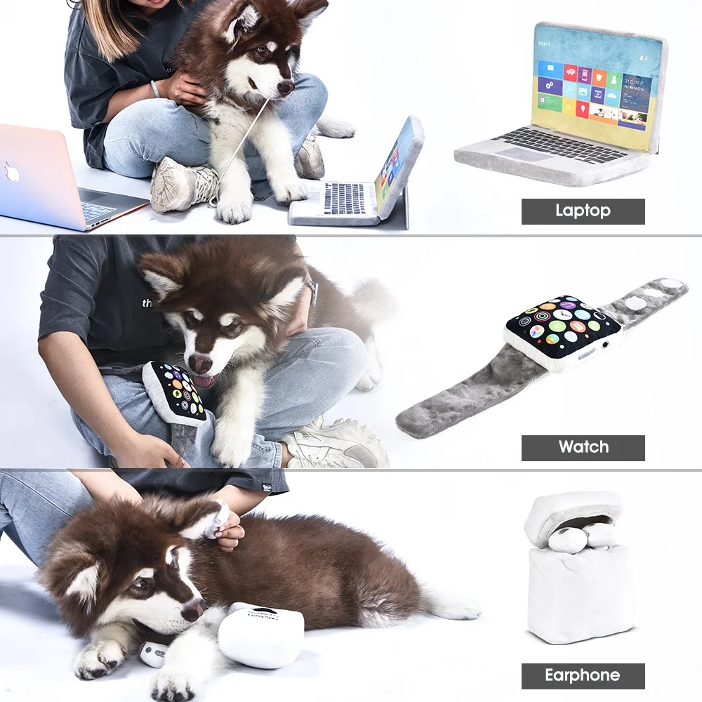 Высокотехнологичная серия, умная электронная форма, случайный выбор, 5 шт., набор плюшевых игрушек для собак, коробка для любопытных питомцев