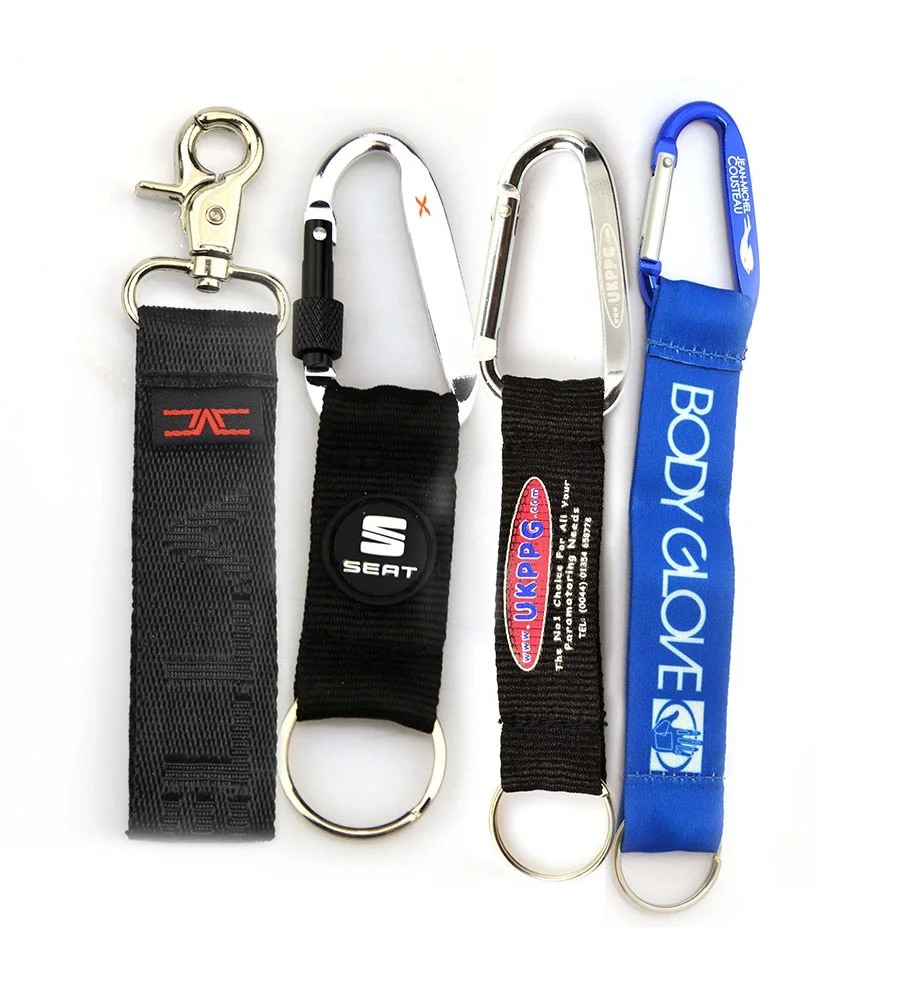 Customised 2D Design Rectangle Key Ring Steel Key Holder