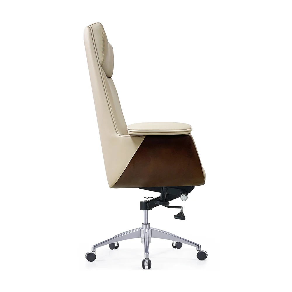 product luxury foshan high back new arrival executive leather pu office chair for office use office desk and chair set-97