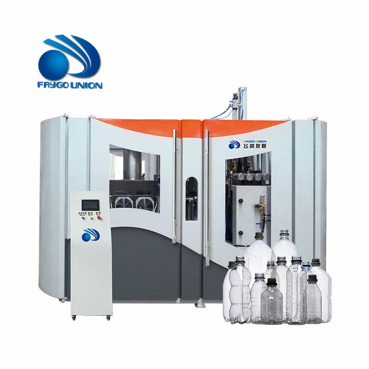 4 cavity low price fully automatic high speed small PET oil plastic bottle blowing molding machine