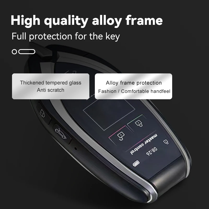 2023 Car Remote Touch LCD Screen Car Smart Key for Start Stop Cars