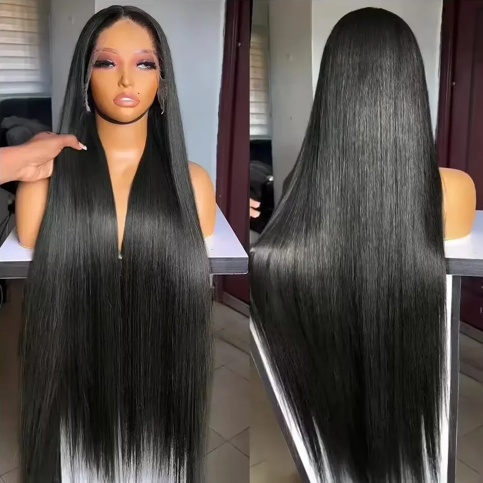 Black Long silky Swisslace Lacefront Wig Amazon.com : TOPS C JANICE (1B Off Black) - Vanessa  main image 4