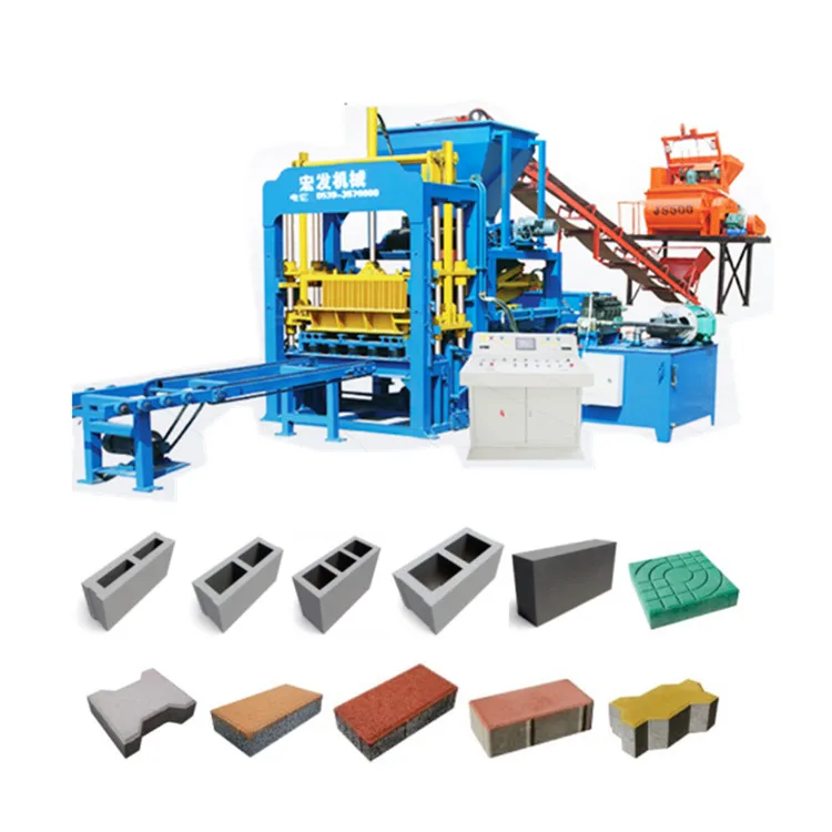 Brick Making Machinery Concrete Block for Sale Brick Block Making Machines Plastic Pave Block Machines