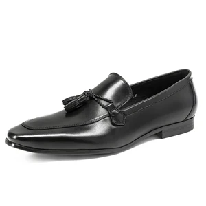 Handmade Low MOQ Men Loafers Men's Genuine Leather Shoes