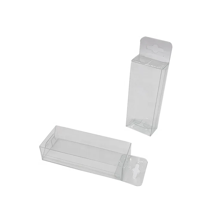 Transparent Folding Empty PET PVC clear Plastic Gift