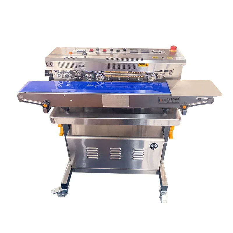 Model XT1070 Automatic Continuous  Sealing Machine  That Can Filling Nitrogen or Vacuum  and Ink Roll Printing