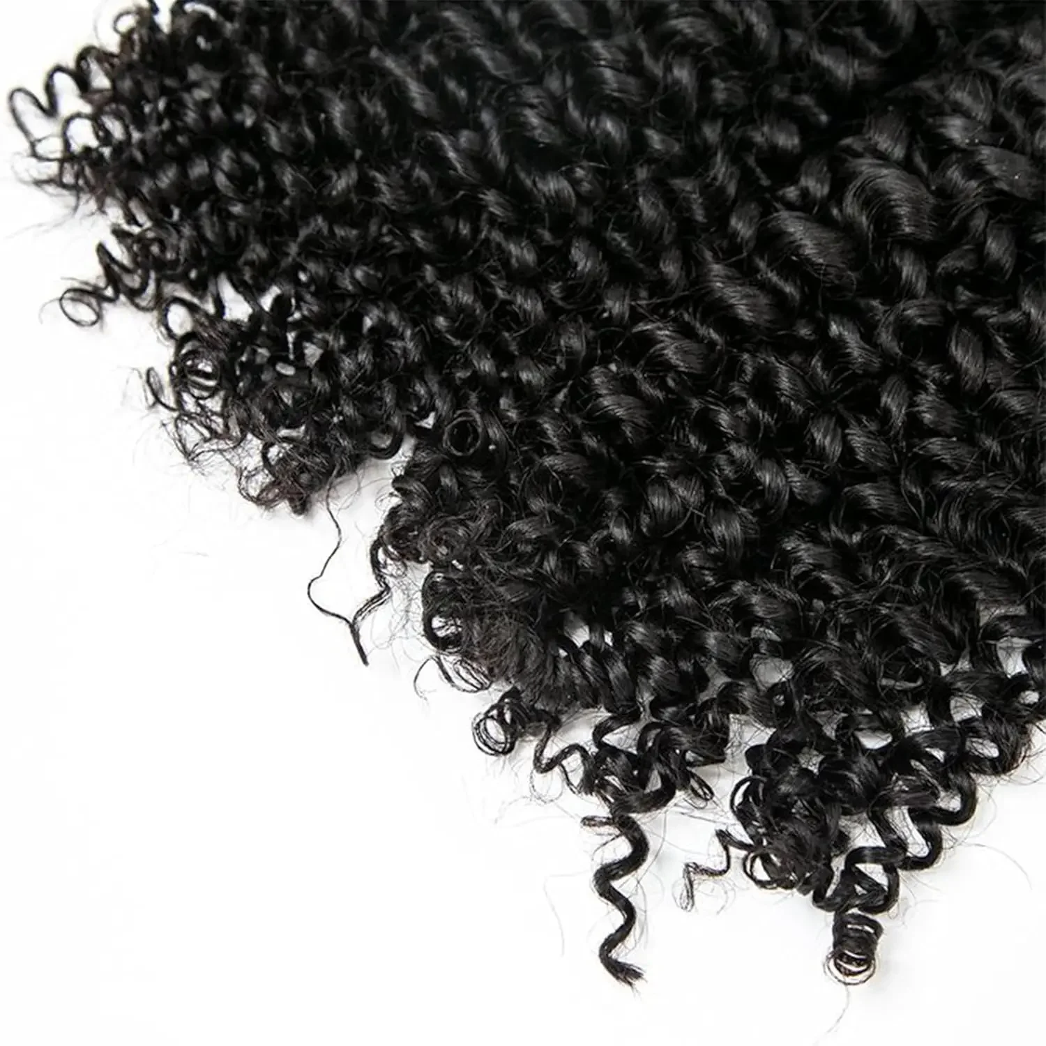 Kinky Curly Peruvian Remy Human Hair Extension Deep Curly I Tip Hair_voghion.com
