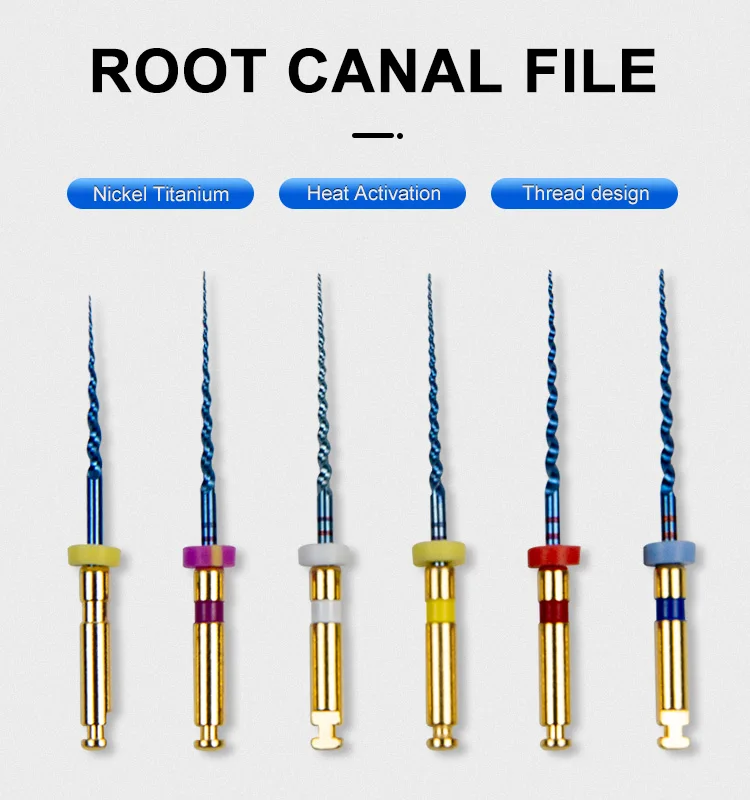 Dental Files Medical Flexible Dentistry Endo Root Canal Treatment ...
