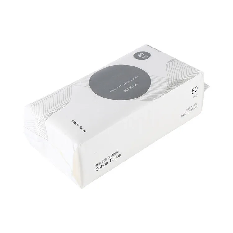 Customized Disposable Face Wash Towel Drawable Reticulated Dry And Wet