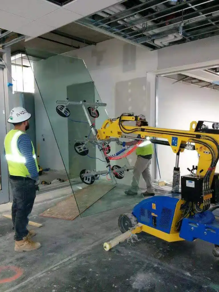 400kg Portable Wheel Glass Window Lifting Equipment Robot
