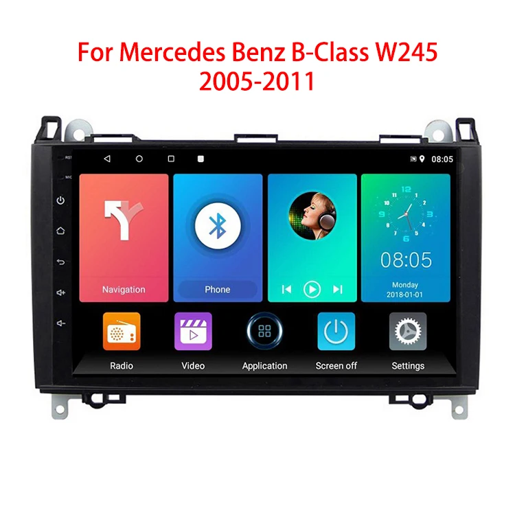 Autoradio GPS Mercedes Classe A classe B W169 W245 ANDROID 9.0