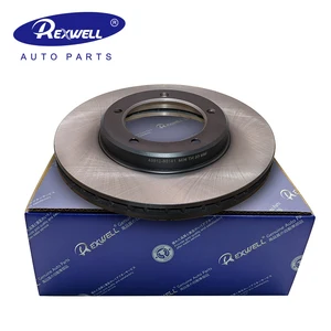 High Performance Auto Cast Iron Coated 322mm Front Brake Disc for Toyota Land Cruiser Prado HZJ79 4WD 43512-60140 43512-60141