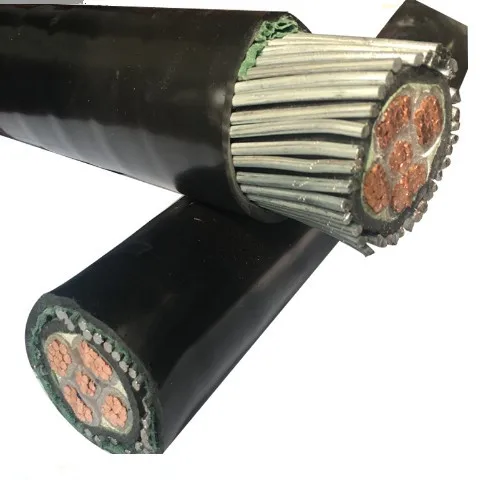 185 Sq mm 240 Sq mm 3 Core 4 Copper Underground Steel Wire Armoured Electrical Power Cables for Construction Use Low Voltage