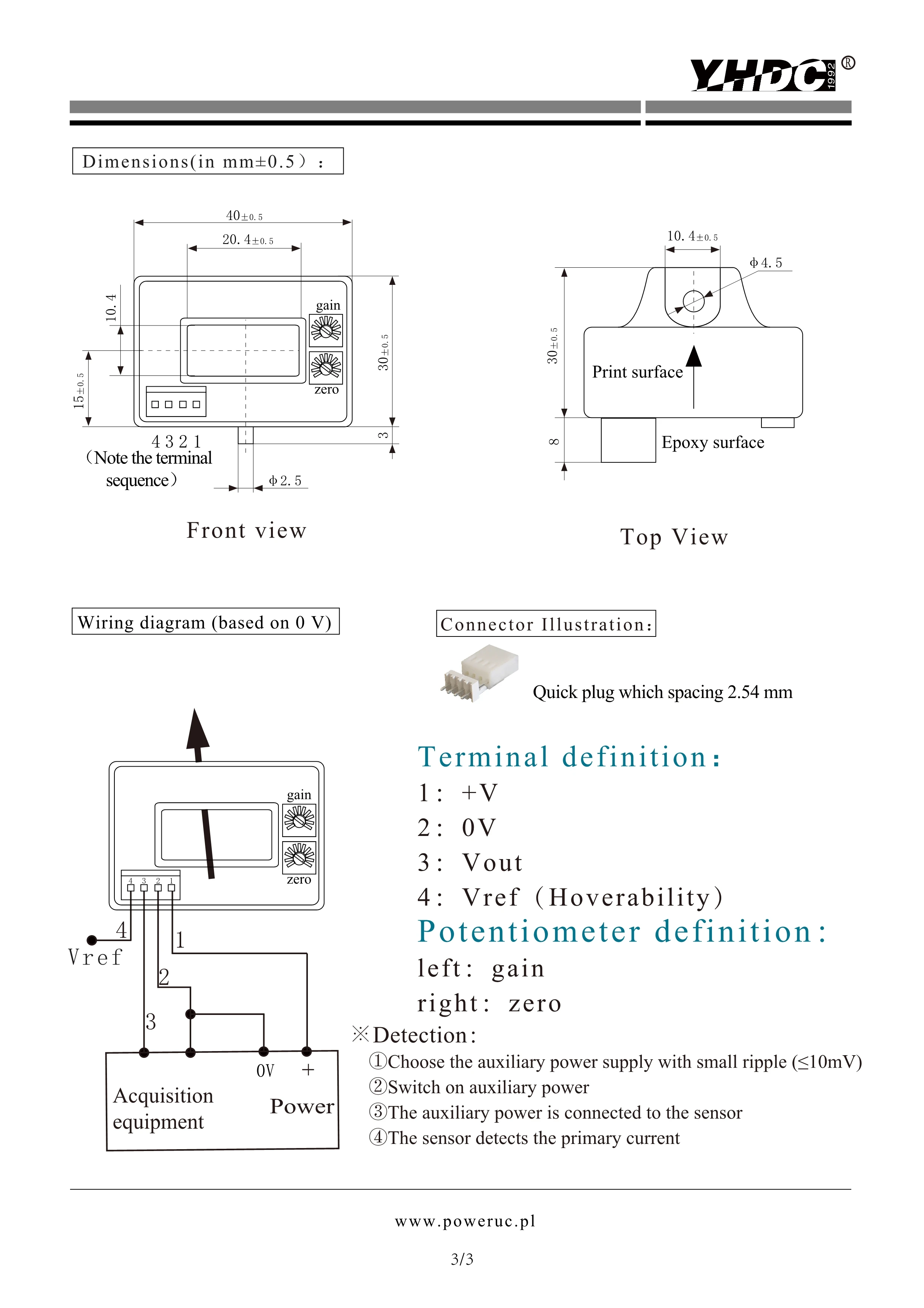 Open Loop Hall Effect Current Sensor - Buy Hall Current Sensor,Hall ...
