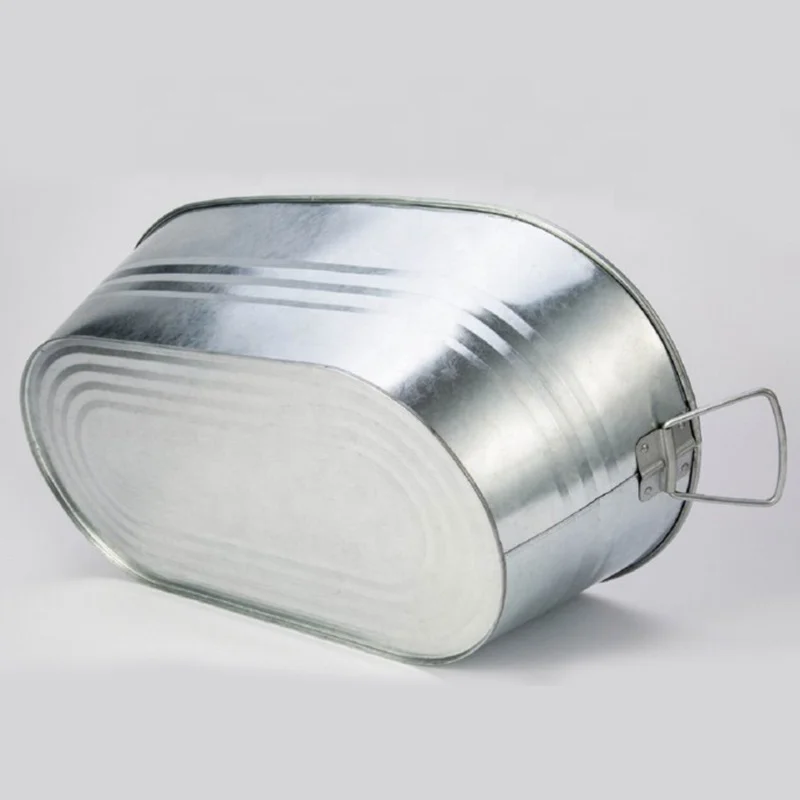 Factory Supply Tin corona Oval Large Ice Bucket for Beer Promotion