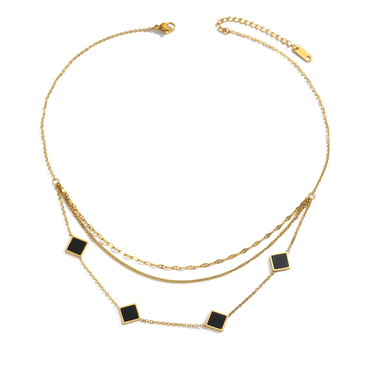 18K Gold Plated Titanium Steel Collarbone Chain