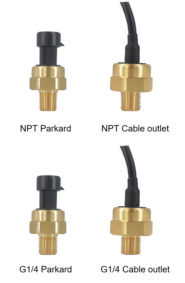 WNK Low Cost 0.5-4.5V Brass Pressure Sensor for Water/Oil/Air Gas 5