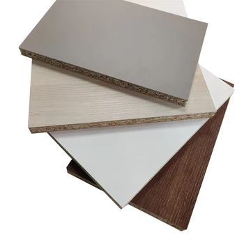 good quality and price 18mm particle board edging chipboard sheets laminate particle board for cabinet