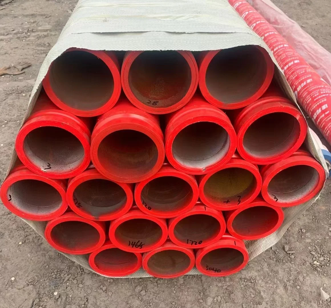 Spare Parts Hardened Twin Wall 3 Meter Concrete Pump Delivery Pipe For
