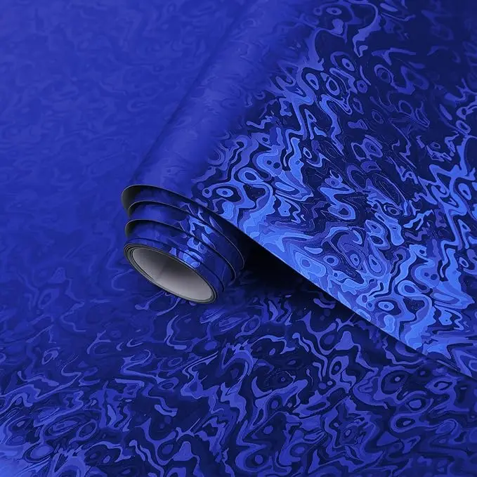 Auto Recolor Film Universe Blue Body Interior PVC Factory Directly for Wholesale Export Foreign Trade Cross-border