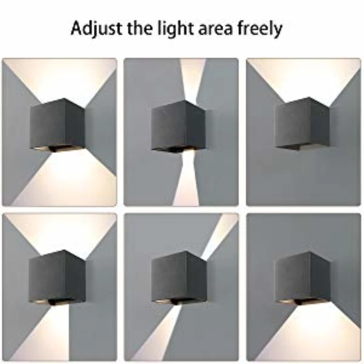Cube Wall Lamp Pattern up Down Lighting Living Room Wall Lights Decorative Hotel Corridor Light Artistry Pattern