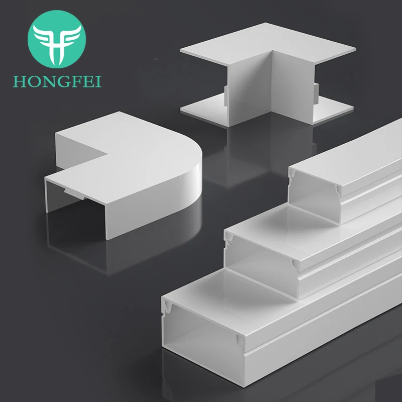 PVC Cable Trunking Wiring Ducts Trunkings PVC Waterproof and Flame Retardant
