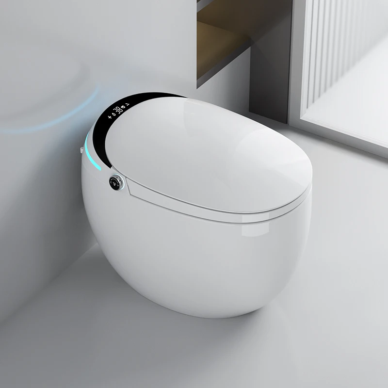 Modern Intelligent Toilet Electronic Automatic Ceramic Toilet Bowl Auto Open Sensor Flush Commode Intelligent Smart Toilet