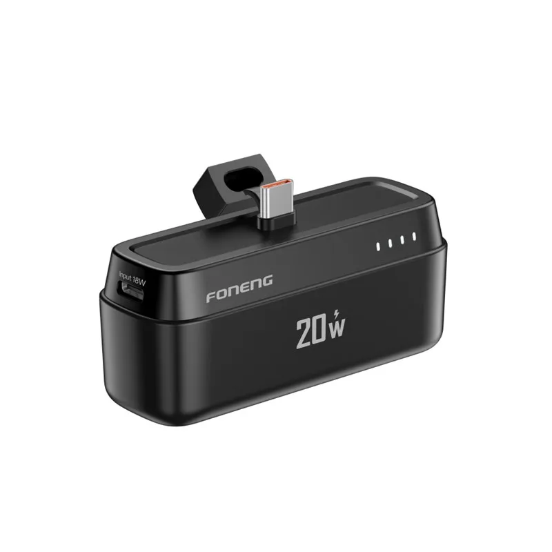 FONENG P69 5000mAh Power Station with Type C Connector Portable Mini 20W Power Bank