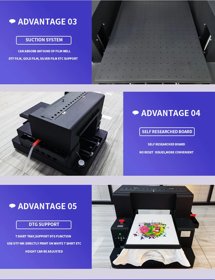 Hot selling new DIY T-shirt printing machine A3 sublimation printer pet film heat transfer A3 DTF printer DTG Printer