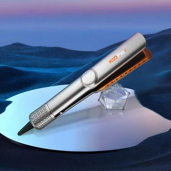 KooFex Multi-functional Straight Plate Clip 2-in-1 Hot and Cold air Hair Dryer Straightener Electric Wet Hair Straightener