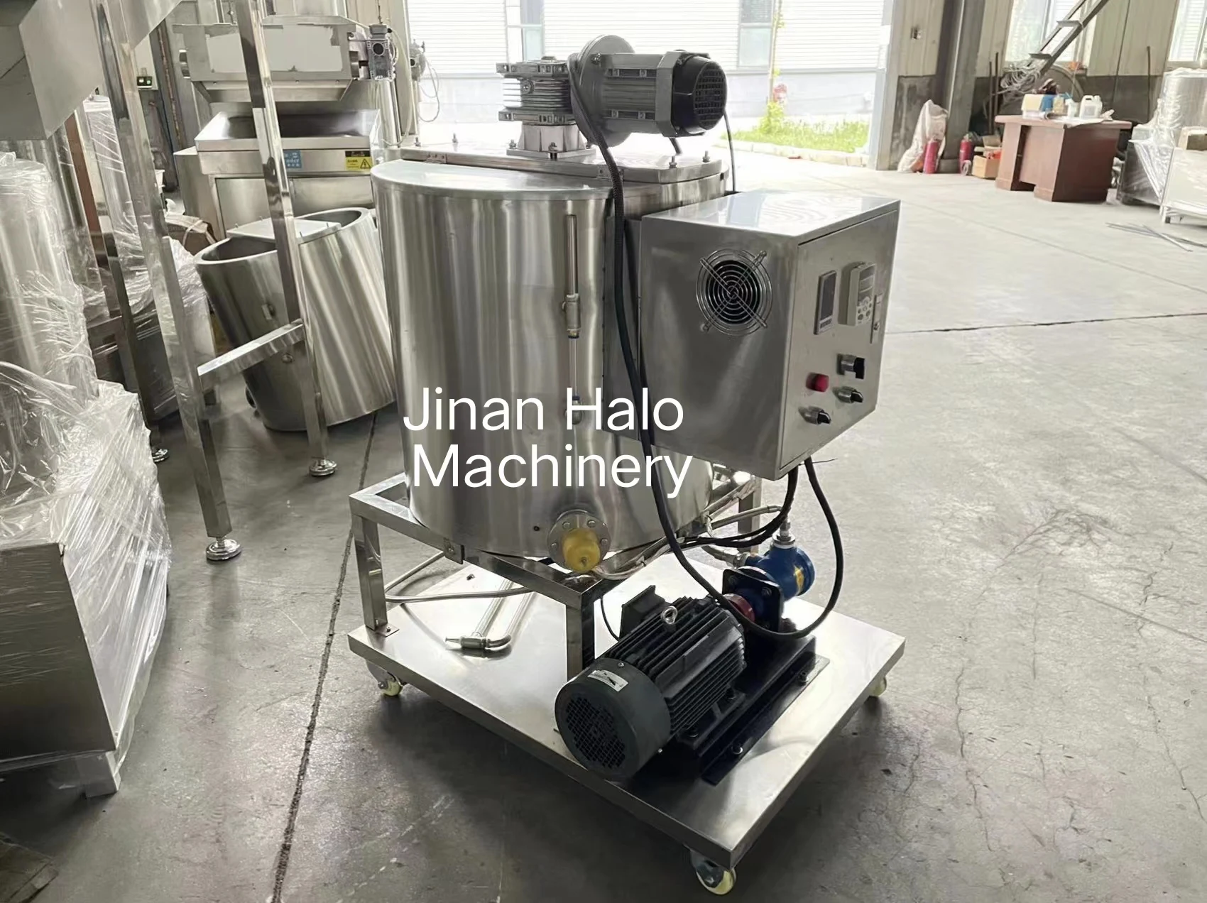 Jinan Halo Popular Extruded Machinery Automated 260 Kg Puff Core ...