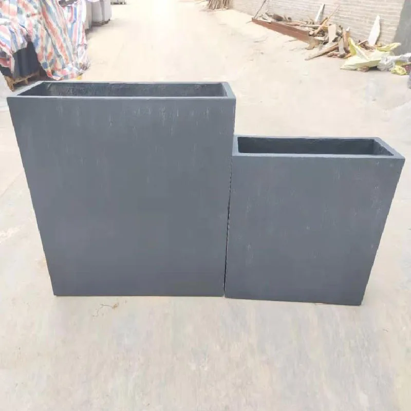 Tall Rectangular Big Large Tree Plant Pots For Street Villa Balcony