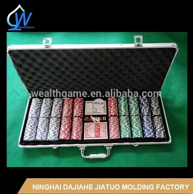 Набор глиняных покерных чипов 500 шт. 13 5 г