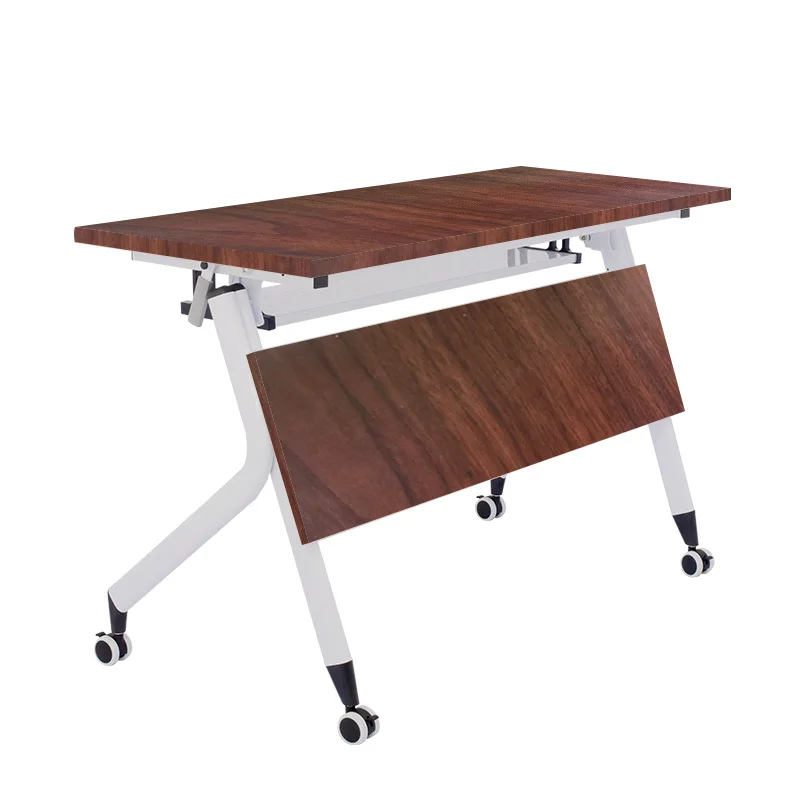 Modern Foldable Desk Office Table Triangle Conference Meeting Training