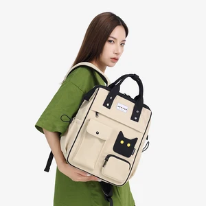 NOXXON 16 Inch Cute Laptop Backpack Double Shoulder High-End Feel Waterproof Feature for University Commute Backpacks