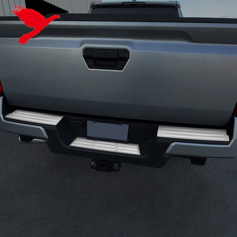 Rear Boot Outer Bumper Guard Sill Plate Protector Cover for Toyota Tacoma 2024 2025