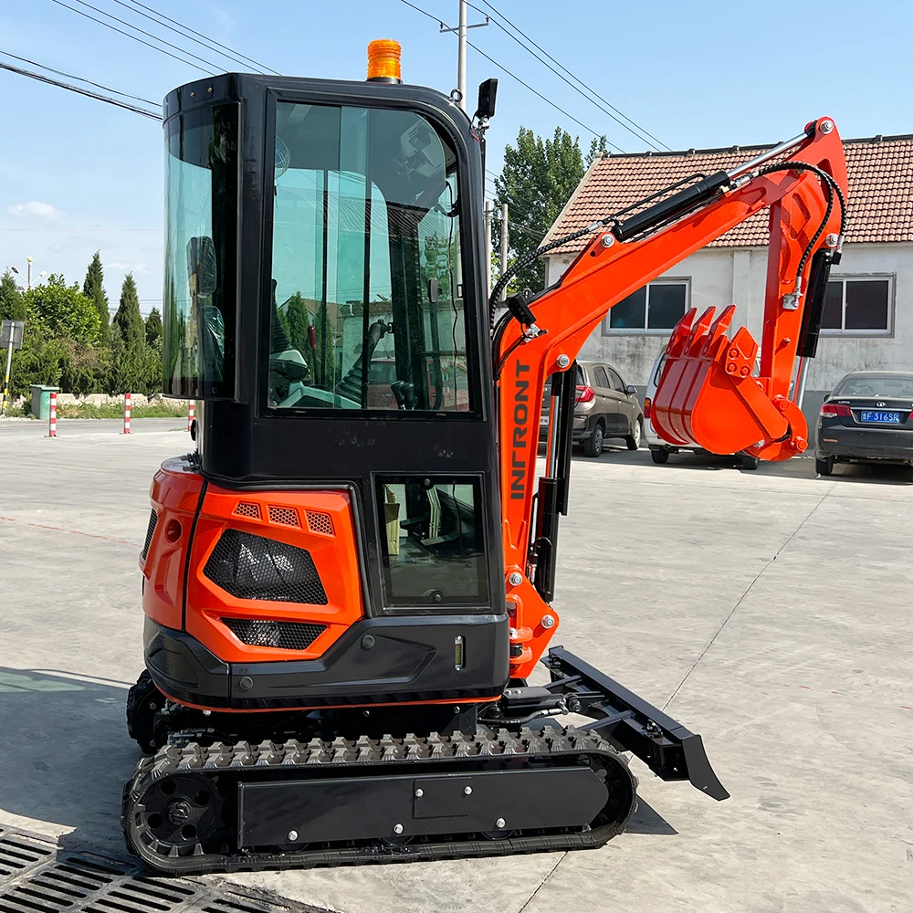 Free Shipping Mini Excavator 1.5 2 3 Ton Hydraulic Small Compact Excavator-122048