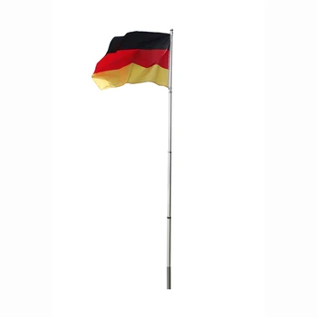 4m Telescoping Flag Pole Aluminum Telescopic Flag Pole With Ball Cap ...