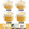 Lemon yellow lunch box 4 insulation bags-ceramic liner