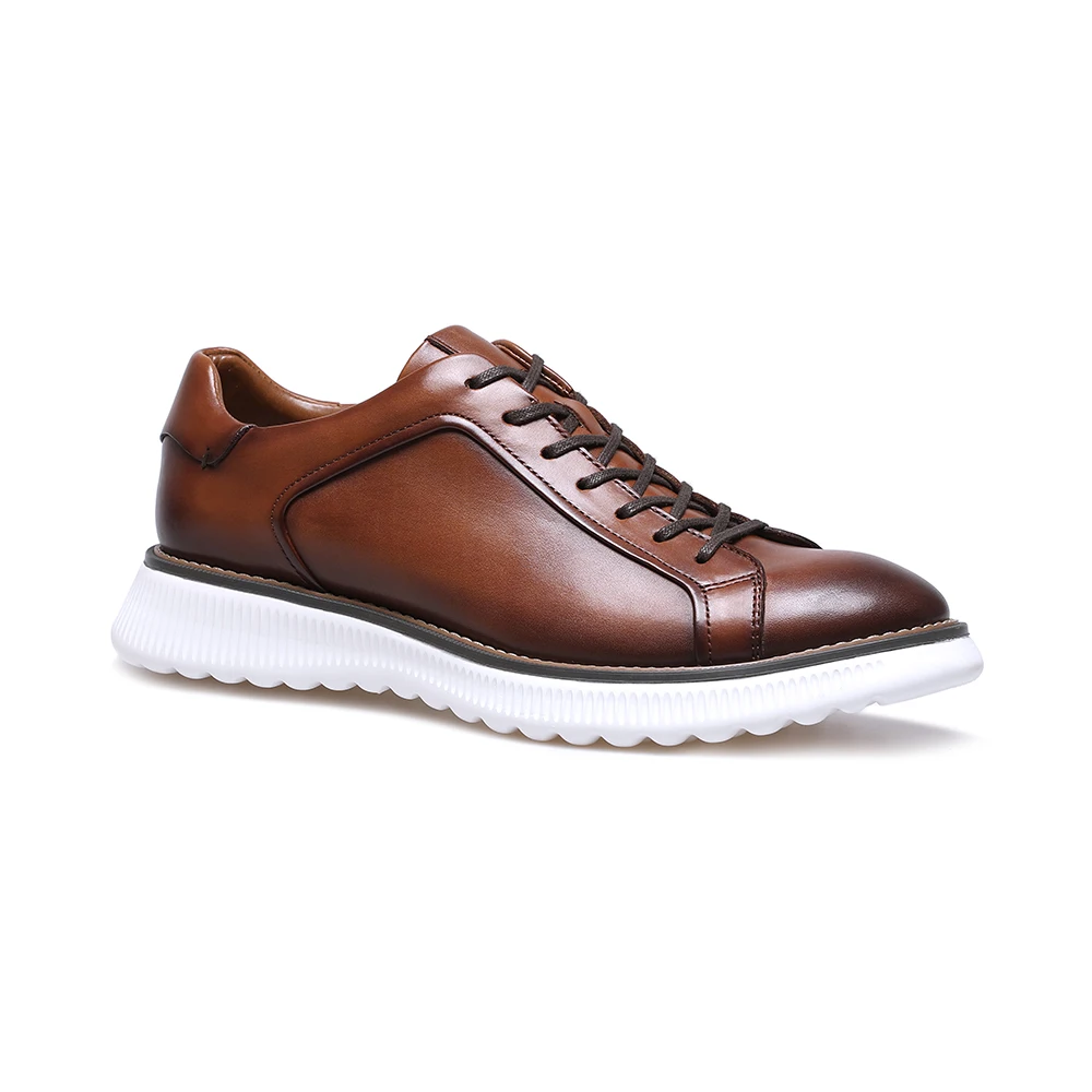 Amazon.com: Zapatos Oxford de cuero hechos a mano para hombre, zapatos  clásicos sin cordones, cómodos zapatos planos para conducir, zapatos  casuales : Ropa, Zapatos y Joyería