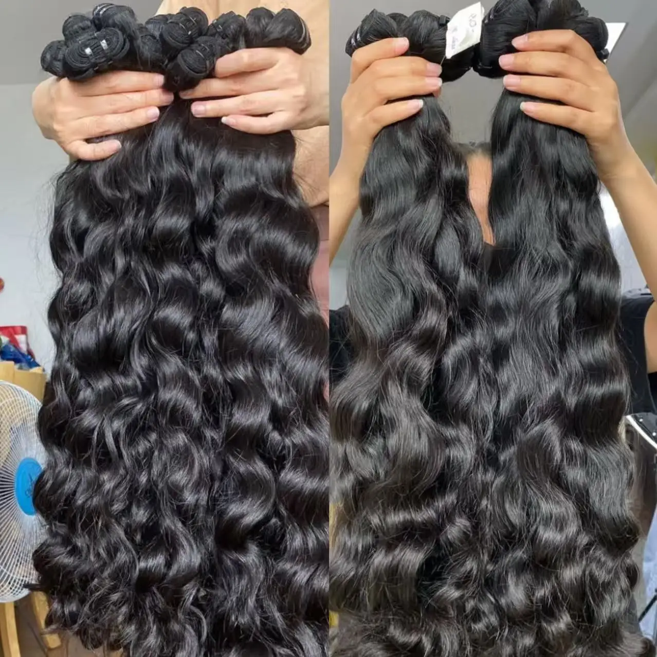 100% Unprocessed Raw Remy Hair Extensions Single Donor  display picture 3