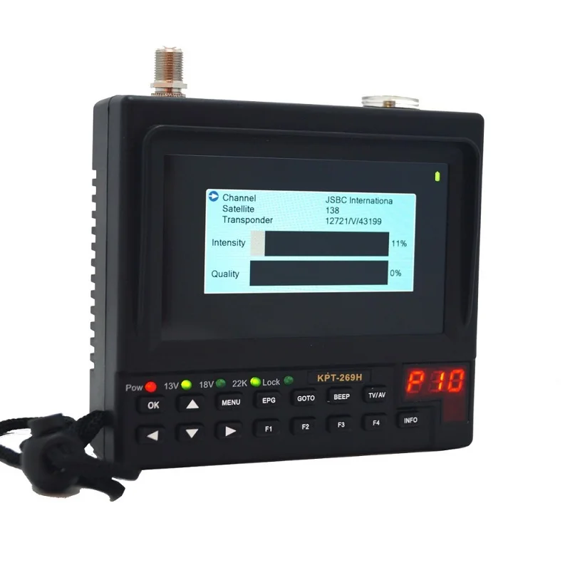 KPT-269H DVB-S2 satellitefinder Full HD цифровой спутниковый ТВ приемник Finder метр MPEG-4 HD DVB-S спутниковый искатель