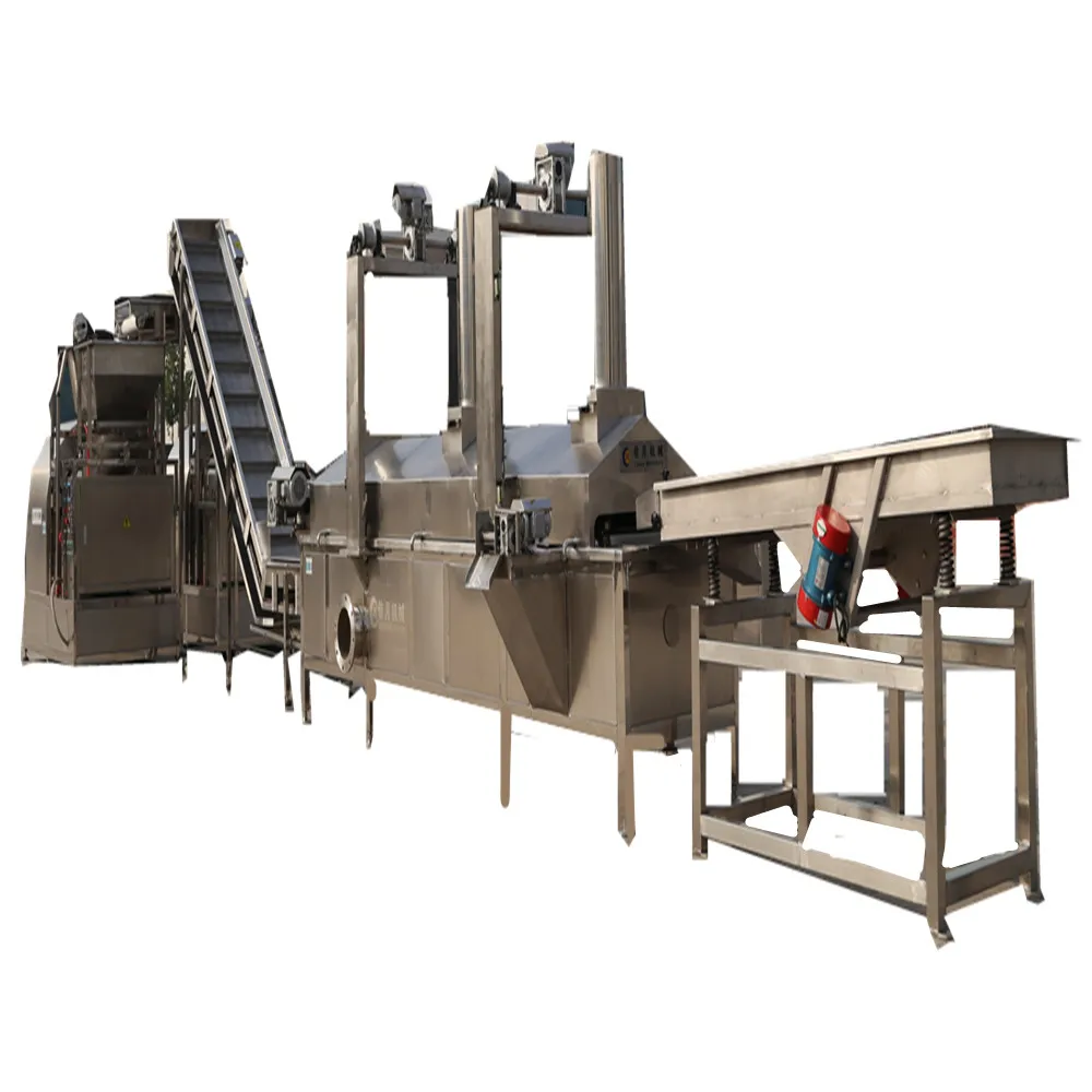 Automatic Potato Chips Making Machine French Fries Production Line
